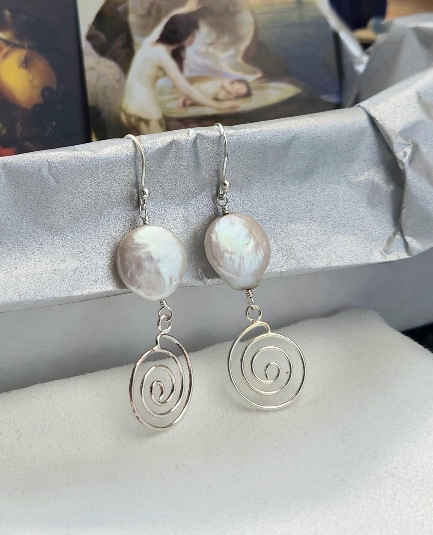 WhirlPearl Earrings