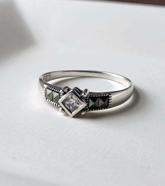 Prosebud Jewelry Art Deco Ring 