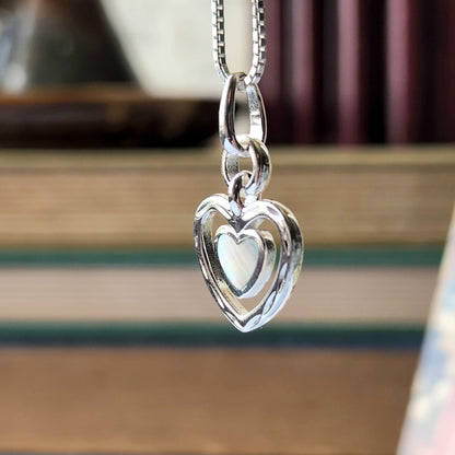 Mother of Pearl Heart Necklace