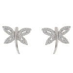 Prosebud™ Cubic Zirconia Dragonfly Dream Earrings