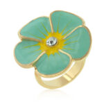 Prosebud™ Two-Tone Triple Row Hoop Pendant